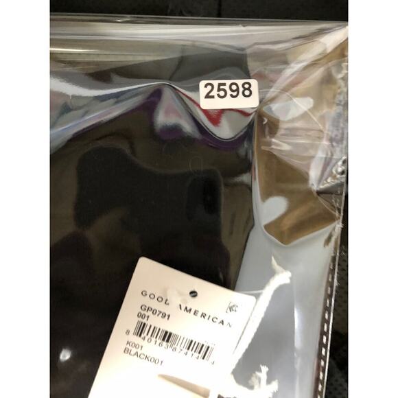 Good American Lounge Leggings Pull On High Waist Stretch Pants Black NWT Large - Picture 7 of 7